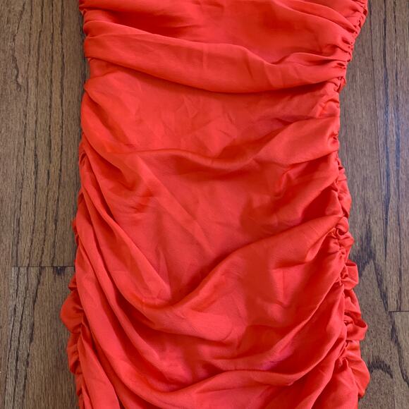 Nookie Cooper Midi Dress MSRP $299 | Tangerine | Size Small - Picture 6 of 13